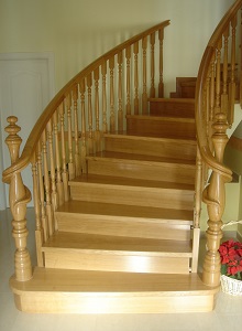 Arranque para escalera modelo Cola de Serpiente