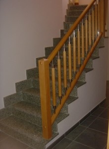 Barandilla escalera estilo castellano