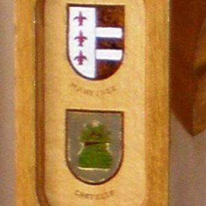 Escudo Pirograbado Varios Colores