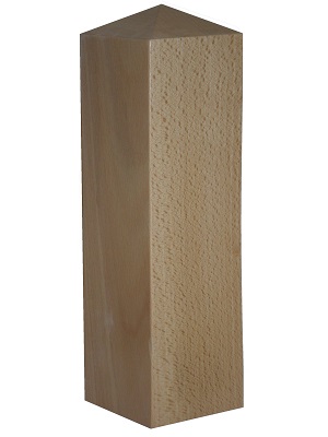 Cabeza de pilastra forma pirámide